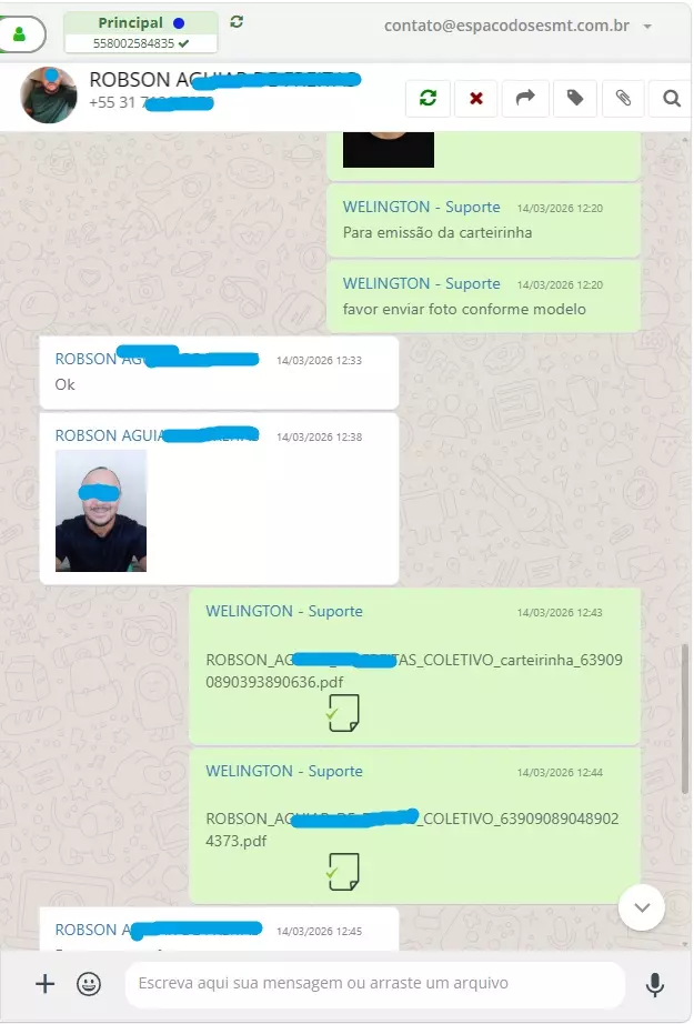 Aluno Espaço do SESMT